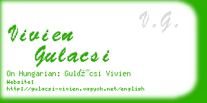 vivien gulacsi business card